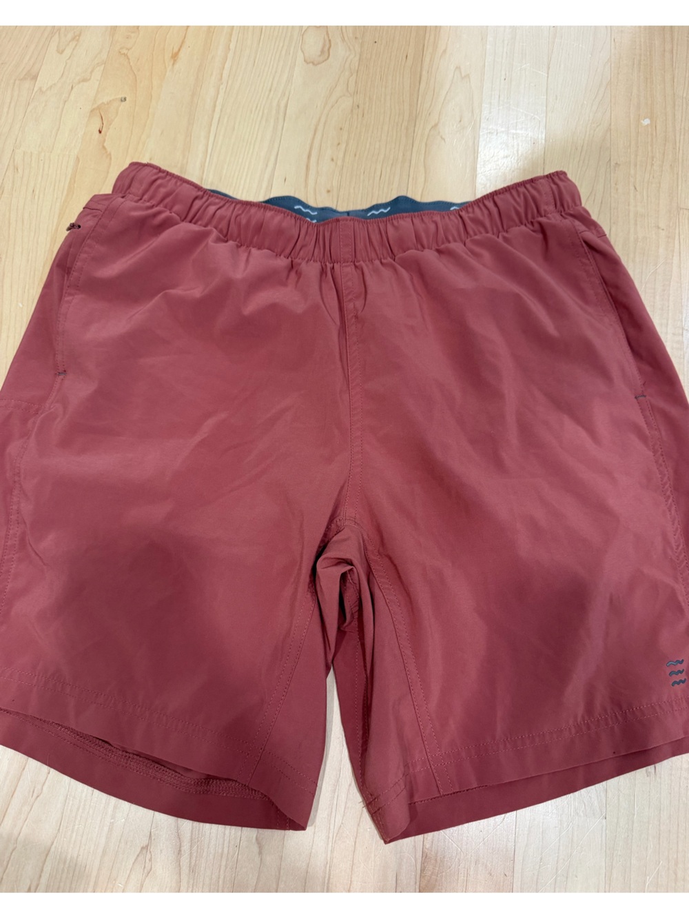 Free Fly Apparel Men’s Athletic Shorts in Deep Red